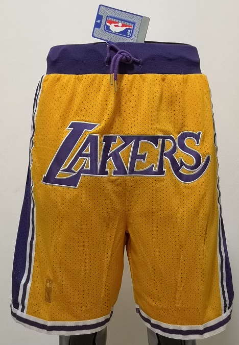 2020 Men NBA Los Angeles Lakers 01 shorts